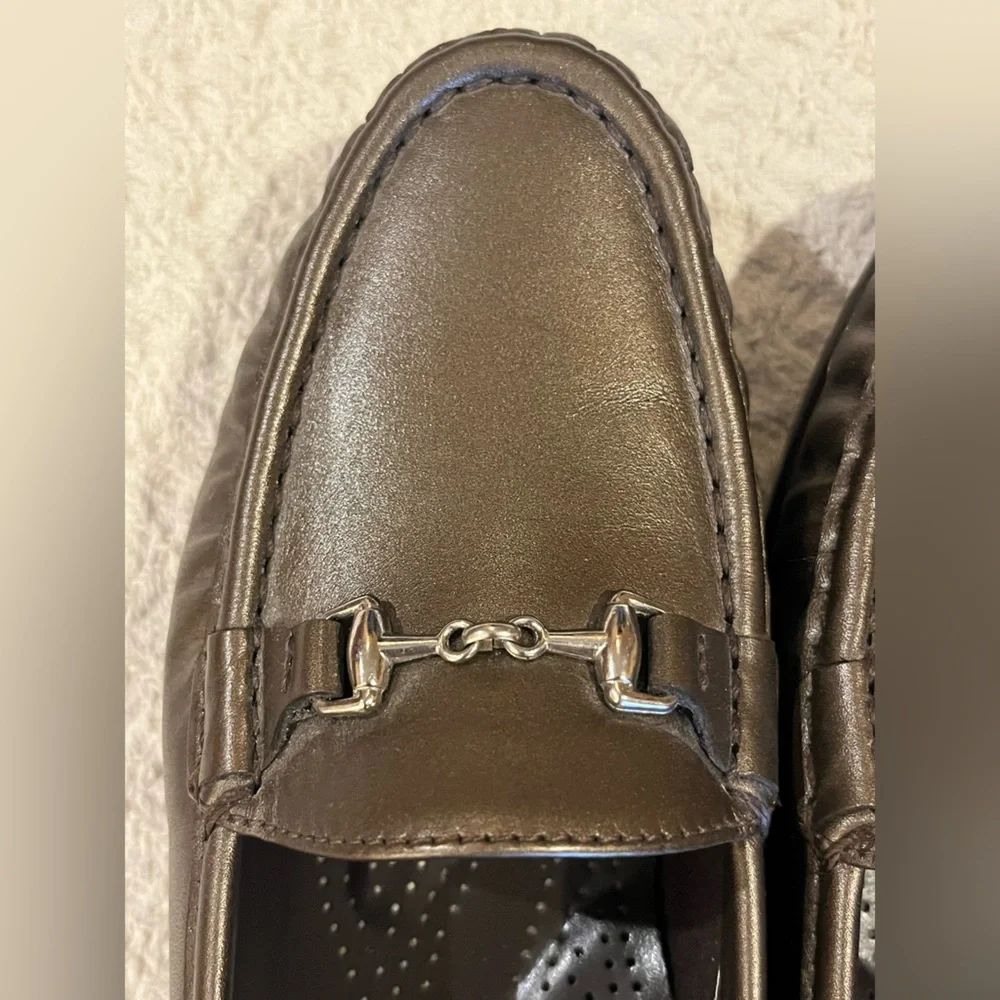 SAS Tripad Metro slip-on loafers /moccasins. Brown pearl, arch support. NWOT. 8